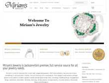 Tablet Screenshot of miriamsjewelry.com